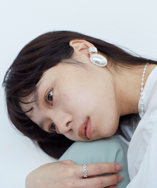 「Nothing And Others」 ピアス（両耳用） FREE シルバー レディース_画像8