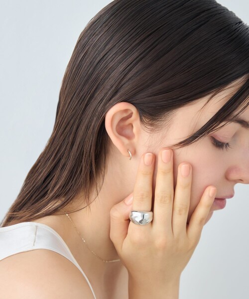 ピアス 「アイシーヴェール」 K10IGG アイス ピアス レディースの画像