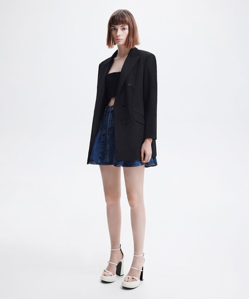 「CHARLES & KEITH」 ヒールサンダル 25cm ブラック系その他6 レディース_画像3