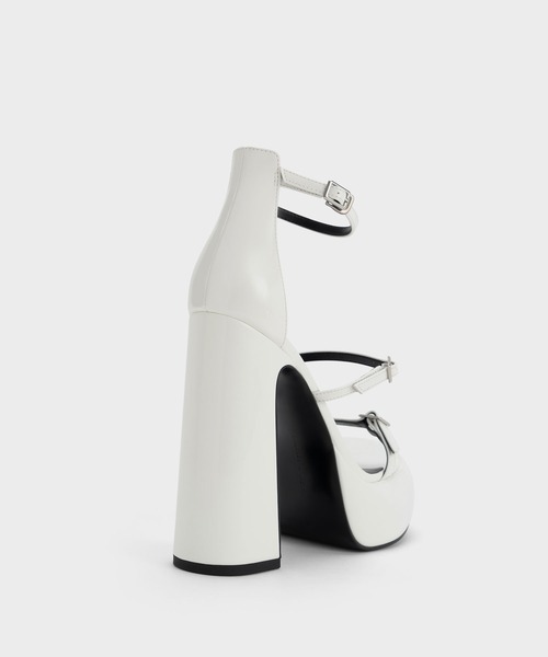 「CHARLES & KEITH」 ヒールサンダル 25cm ブラック系その他6 レディース_画像4
