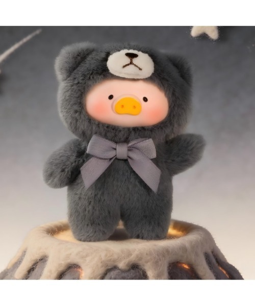 フィギュア LULU THE PIGGY TEDDY MINI PLUSH PHONE CHARM SERIES