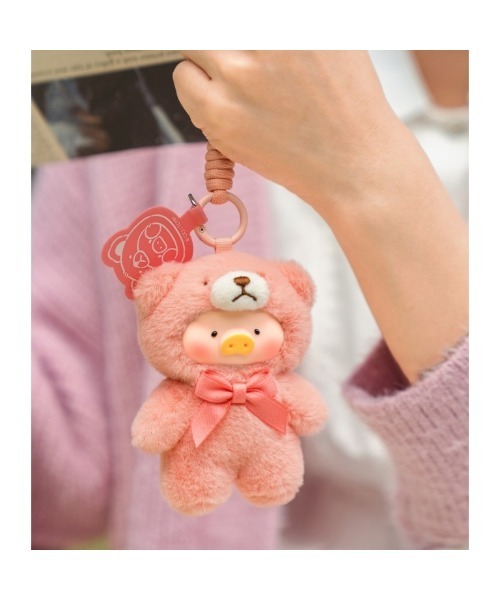 フィギュア LULU THE PIGGY TEDDY MINI PLUSH PHONE CHARM SERIES