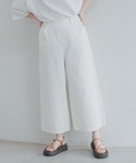 ワイドパンツ パンツ 「接触冷感」ひんやりクロ...の詳細画像1