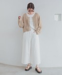 ワイドパンツ パンツ 「接触冷感」ひんやりクロ...の詳細画像3
