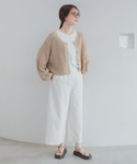 ワイドパンツ パンツ 「接触冷感」ひんやりクロ...の詳細画像5