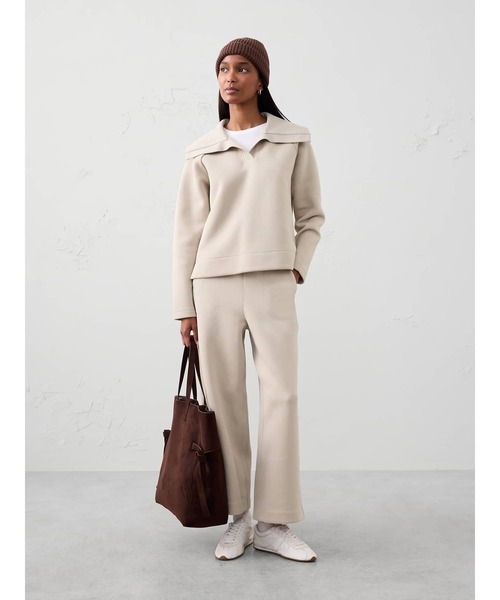 「BANANA REPUBLIC FACTORY STORE」 スウェットカットソー S ベージュ レディース_画像8