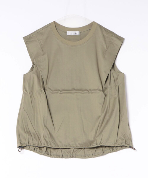tシャツ 「A_ /エース」ショルダータックノースリーブ レディースの画像