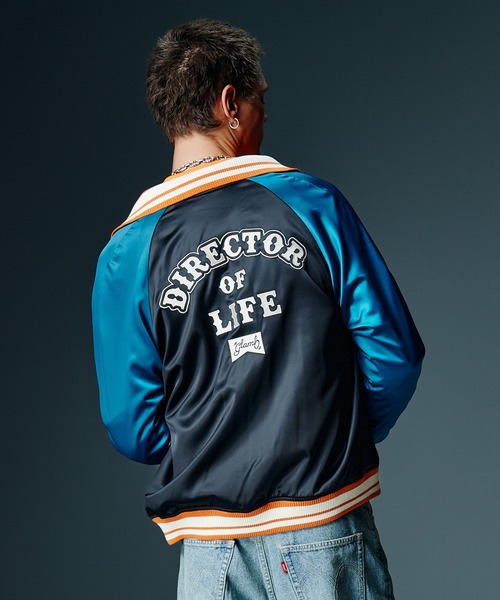 glamb（グラム） スカジャン Director Satin Jacket / ディレクター