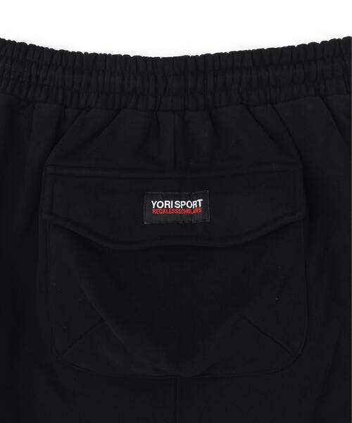 ワイドパンツ スウェットパンツ ジャージ RECKLESS SCHOLARS×YORI SPORT/レックレス スカラーズ×ヨリスポーツ/Shortsの画像
