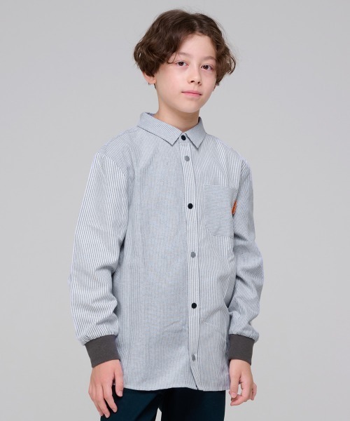 「KRIFF MAYER Kid's Collection」 「KIDS」長袖シャツ 170 グレー キッズ_画像6