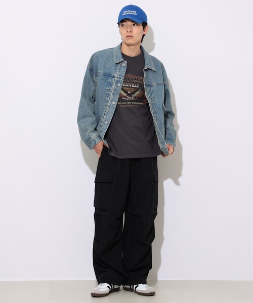 「BEAMS HEART」 カーゴパンツ SMALL オリーブ メンズ_画像2