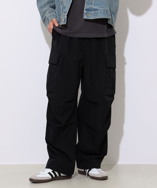 「BEAMS HEART」 カーゴパンツ SMALL オリーブ メンズ_画像3