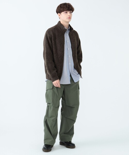 「BEAMS HEART」 カーゴパンツ SMALL オリーブ メンズ_画像7