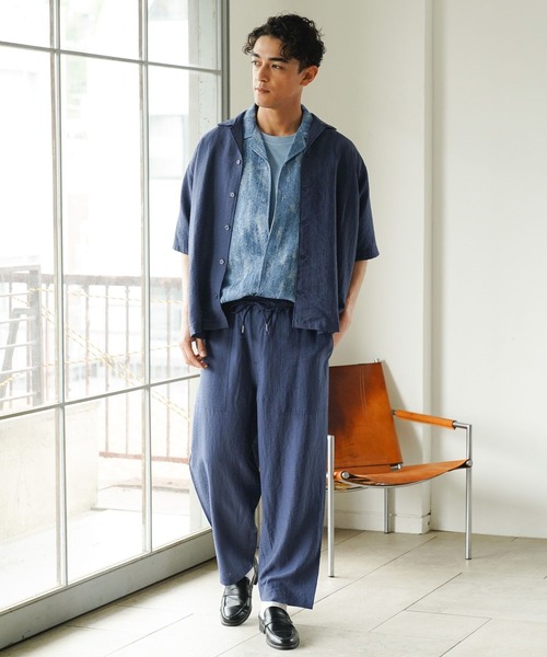 BAYFLOW（ベイフロー） パンツ 「接触冷感」クールタッチリネンパンツ