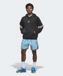 アディダス adidas ワイドパンツ ハーフ...の詳細画像4