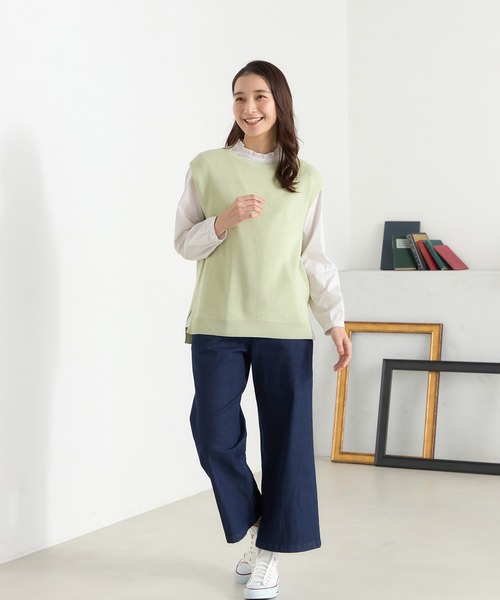 「DECOY SINCE 1981」 デニムパンツ 67 ネイビー レディース_画像3