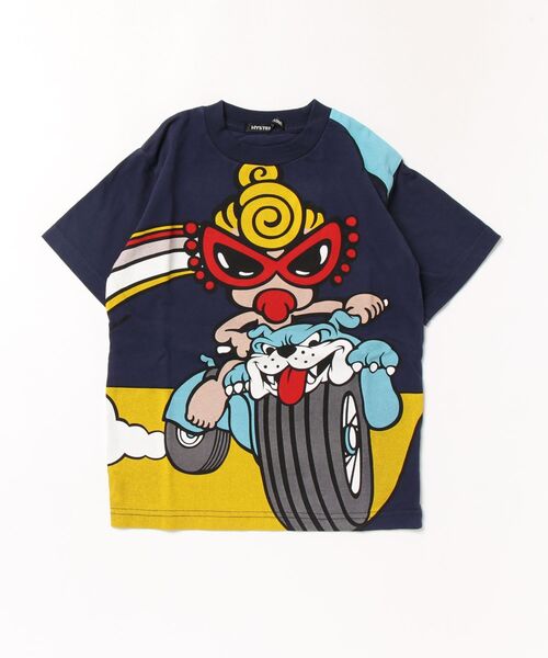 HYSTERIC MINI（ヒステリックミニ） tシャツ RIDE WITH BB 半袖Tシャツ
