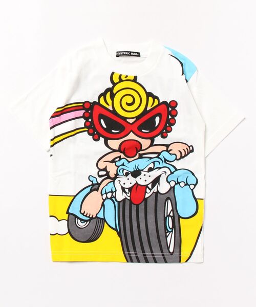HYSTERIC MINI（ヒステリックミニ） tシャツ RIDE WITH BB 半袖Tシャツ