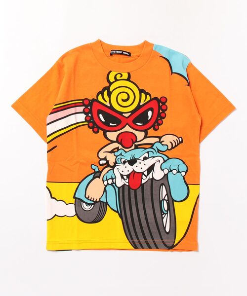 HYSTERIC MINI（ヒステリックミニ） tシャツ RIDE WITH BB 半袖Tシャツ