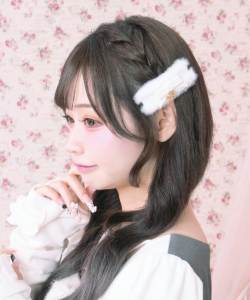 LAFARY（ラファリー） ヘアピン ロゴリボンファーピン : ZOZOTOWN