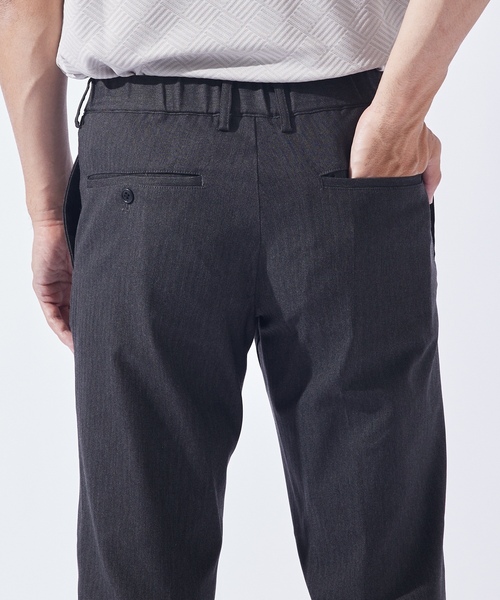 「ABAHOUSE GRAY」 スラックス 50 ネイビー メンズ_画像6