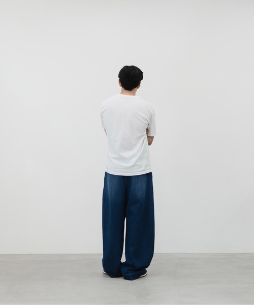 HONE ジーンズ 3tuck curve wide denim pants / 3タックカーブワイド