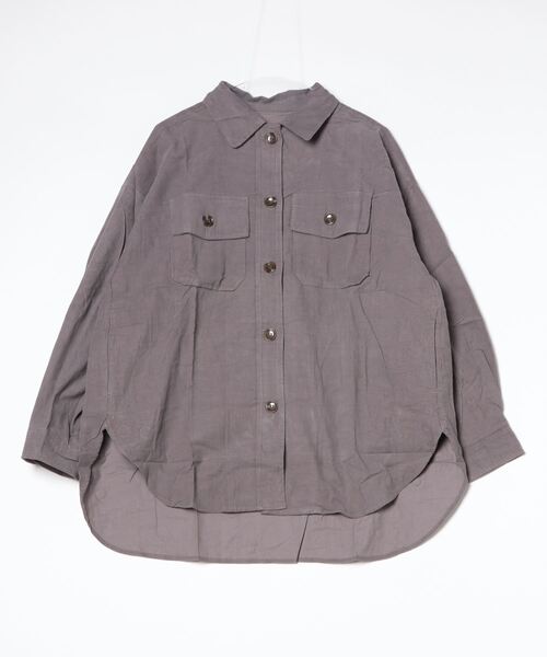 ブラウス シャツ 21WコーディロイCPOシャツ レディース