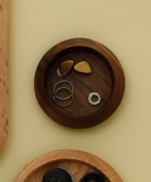 fur. 収納 ファー ウッドトレイ トレー サークル 木製 : ZOZOTOWN