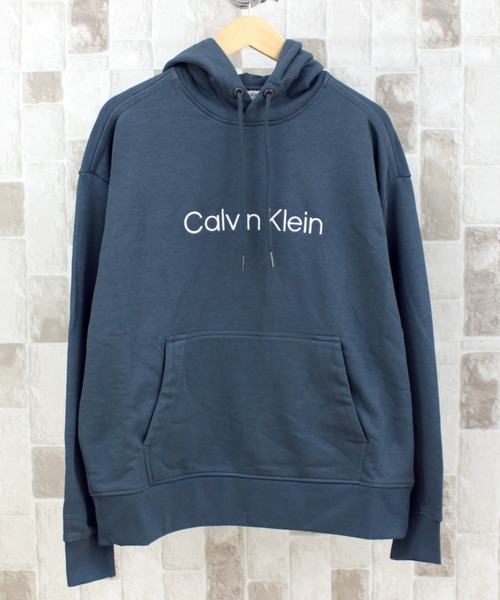 Calvin Klein（カルバン・クライン） パーカー CK ロゴプリント 