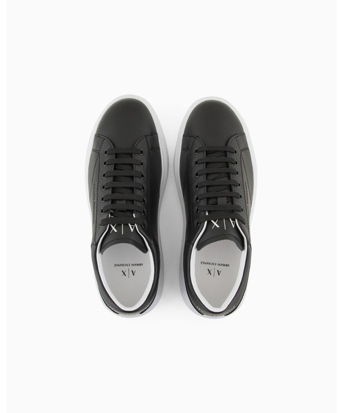 【最終価格】【未使用】アルマーニ エクスチェンジ レースアップ レザースニーカー ARMANI EXCHANGE スニーカー 「A|X アルマーニ エクスチェンジ
