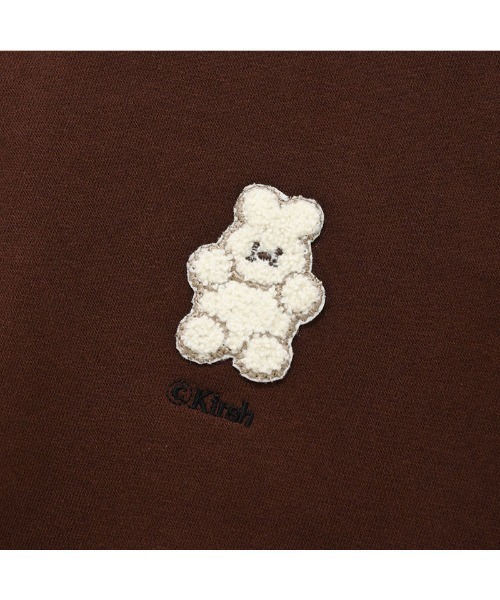 トレーナー スウェット KIRSH WITTY BUNNY CROP SWEATSHIRT　クロップド丈スウェット レディース セール】KIRSH WITTY BUNNY CROP SWEATSHIRT クロップド丈