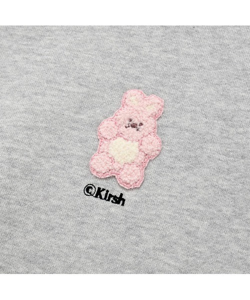 トレーナー スウェット KIRSH WITTY BUNNY CROP SWEATSHIRT　クロップド丈スウェット レディース セール】KIRSH WITTY BUNNY CROP SWEATSHIRT クロップド丈