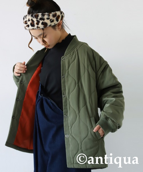 antiqua（アンティカ） ma1 ma-1 2wayキルティングMA-1 キッズ 子供服