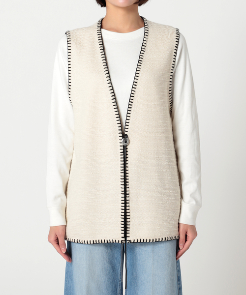 plage ベスト GIOLICA ステッチ レディース : ZOZOTOWN Yahoo!店 plage ベスト GIOLICA ステッチ レディース : ZOZOTOWN Yahoo!店