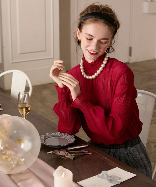 BONLECILL noir ブラウス シャツ 「BONLECILLnoir」マジョリカ