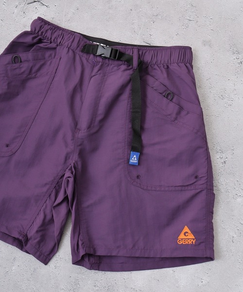 【美品】CRONOS 紫 ショートパンツ　水着 GERRY（ジェリー） パンツ 水陸両用 接触冷感 ナイロン ガーデニング
