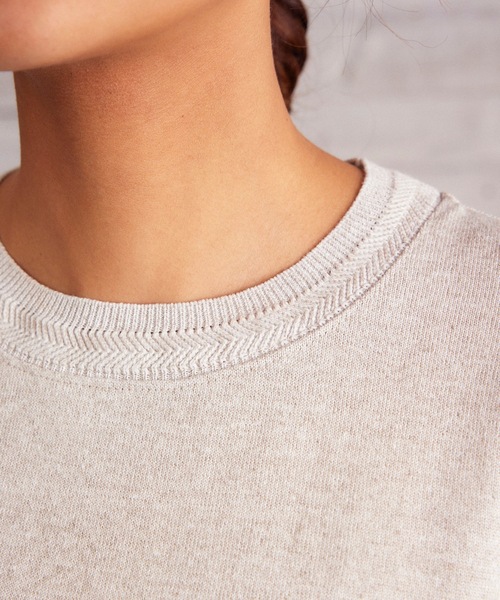 UN USELESS アンユースレス リネン カットソー Tシャツ L-XL UN-USELESS】アンユースレス/ USL LINEN KNITEE（Tシャツ