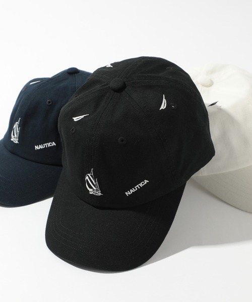 NAUTICA（ノーティカ） キャップ 帽子 「NAUTICA」ロゴパターン6パネル