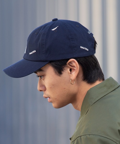 NAUTICA（ノーティカ） キャップ 帽子 「NAUTICA」ロゴパターン6パネル