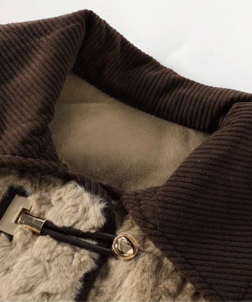 LA POMME petit（ラポミ・プチ） ダッフルコート コート Fluffy