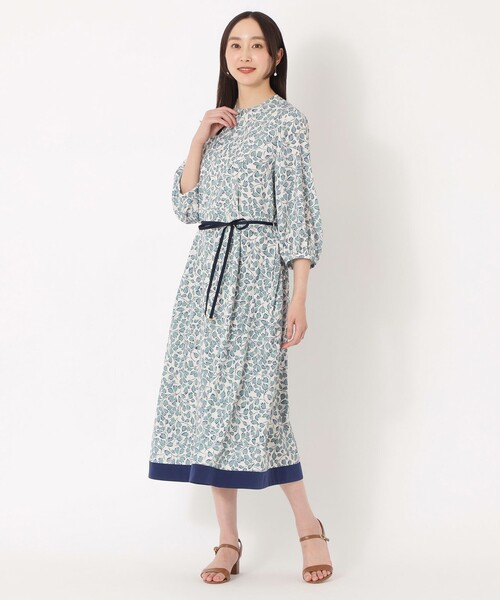 S.ESSENTIALS（エス エッセンシャルズ） ワンピース リーフプリント