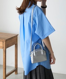 タイムセールChloe サムミニボストン2way ショルダーバッグ ハンドバッグ BONLECILL ショルダーバッグ バッグ 2wayコロンMINIボストン