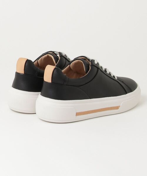 美品 Clarks クラークス プラットフォームスニーカー 厚底 靴 23.5cm レディース ライトベージュ