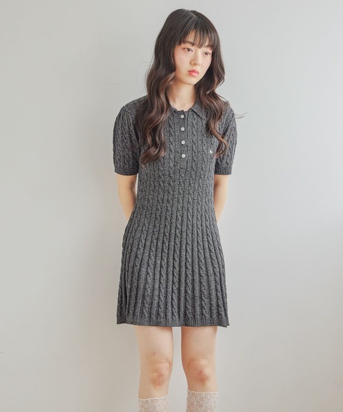 Heather（ヘザー） ワンピース 半袖 「POLO BCS(ポロ・ビーシーエス