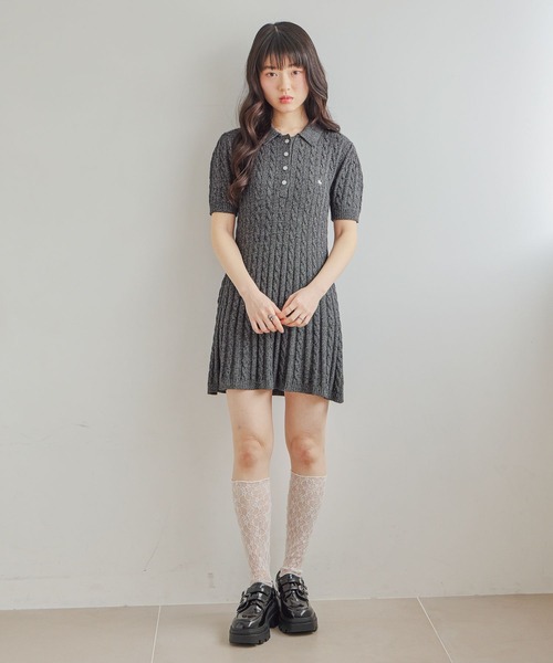 Heather（ヘザー） ワンピース 半袖 「POLO BCS(ポロ・ビーシーエス