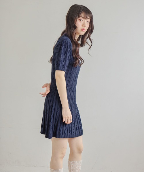 Heather（ヘザー） ワンピース 半袖 「POLO BCS(ポロ・ビーシーエス