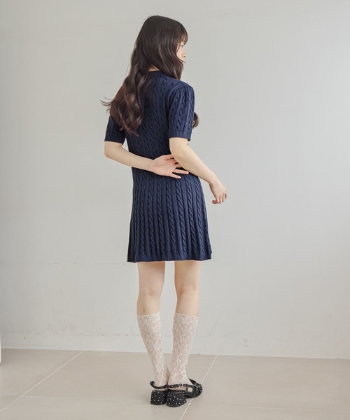 Heather（ヘザー） ワンピース 半袖 「POLO BCS(ポロ・ビーシーエス