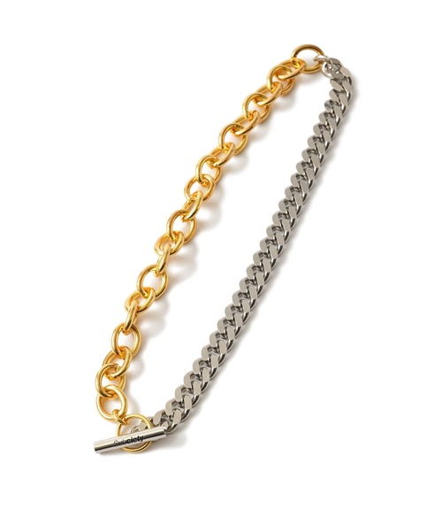 Subciety（サブサエティ） ネックレス Thick combi chain necklace 