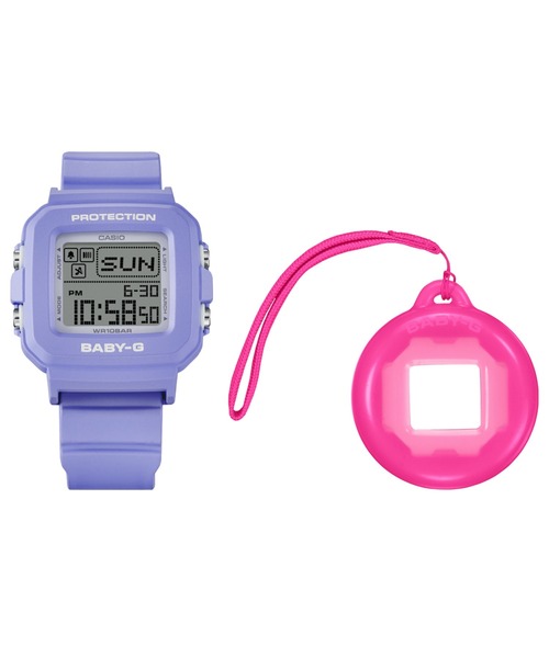 【美品】Baby-G baby-g レディース腕時計 ✨️パープル ✨️稼働中 BABY-G 【限定 パープルのクロミカバー付き！】正規新品 '24-5