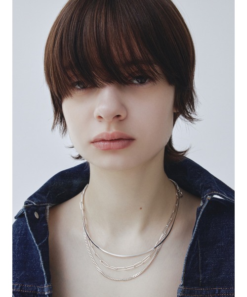 quip queint（クイップクエイント） ネックレス omega flat necklace